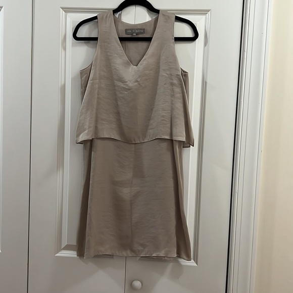 Lola & Sophie slip dress iridescent nude color unlined size XS - Picture 3 of 6